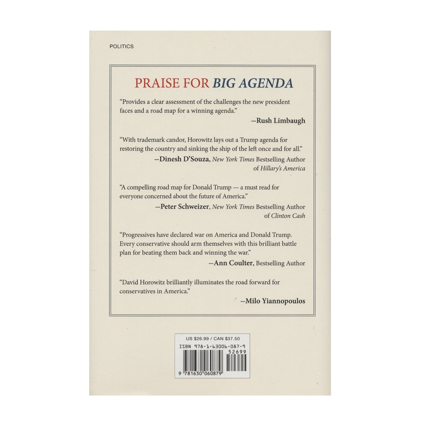 Big Agenda: President Trump's Plan to Save America