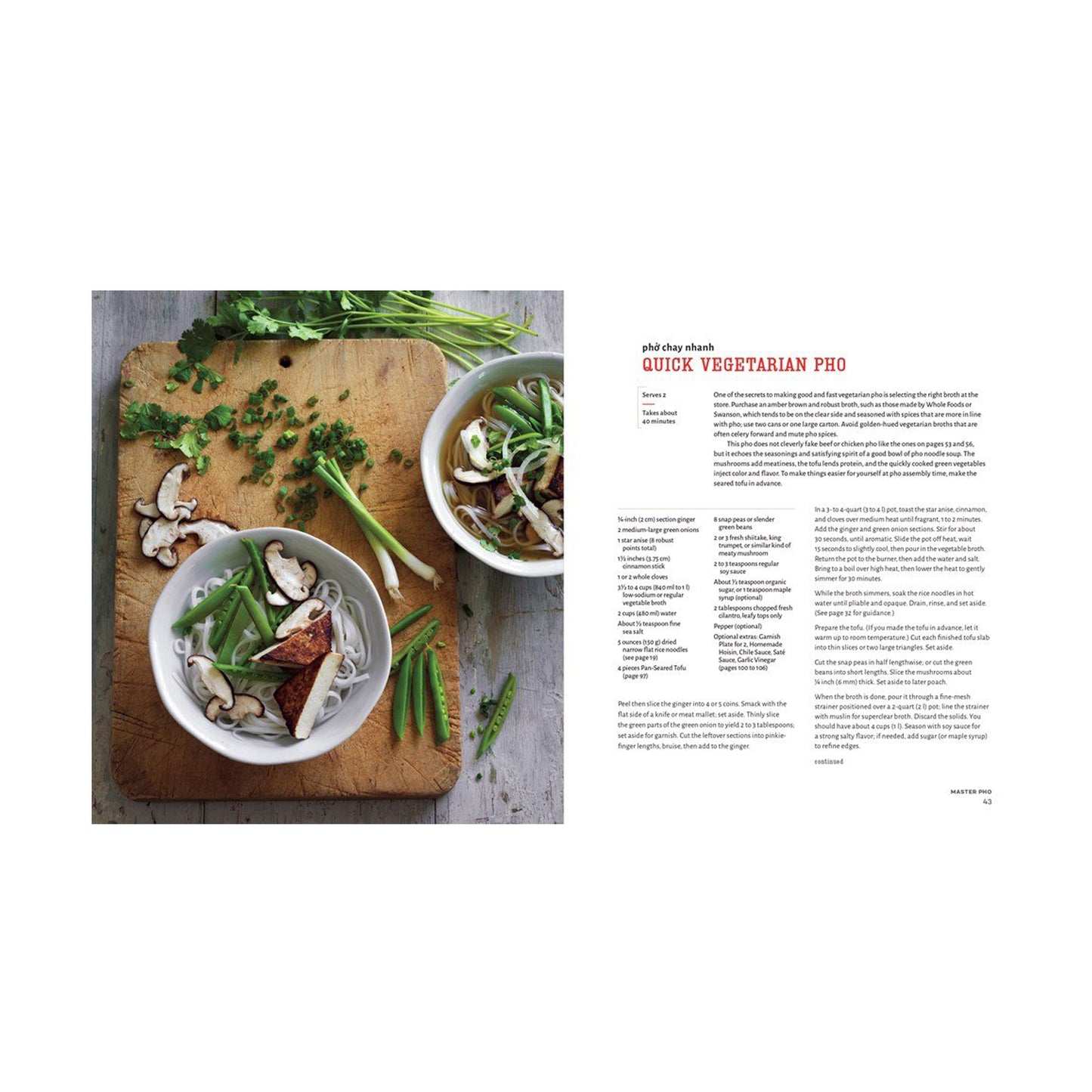 The Pho Cookbook: Easy to Adventurous Recipes for Vietnam's Favorite Soup and Noodles