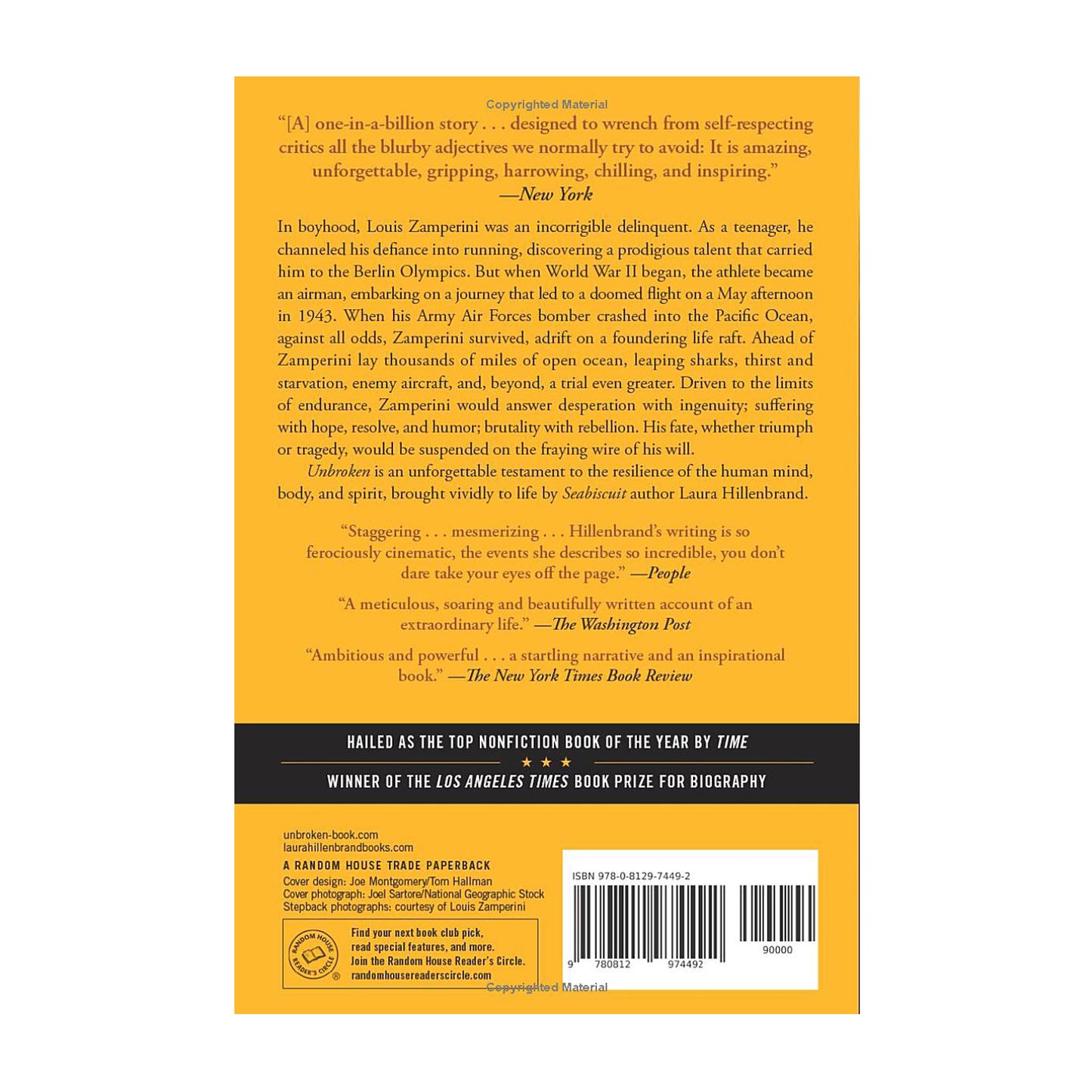 Unbroken: A World War II Story of Survival, Resilience and Redemption