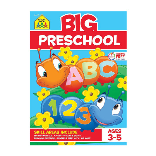 Big Preschool Workbook, Ages 3-5