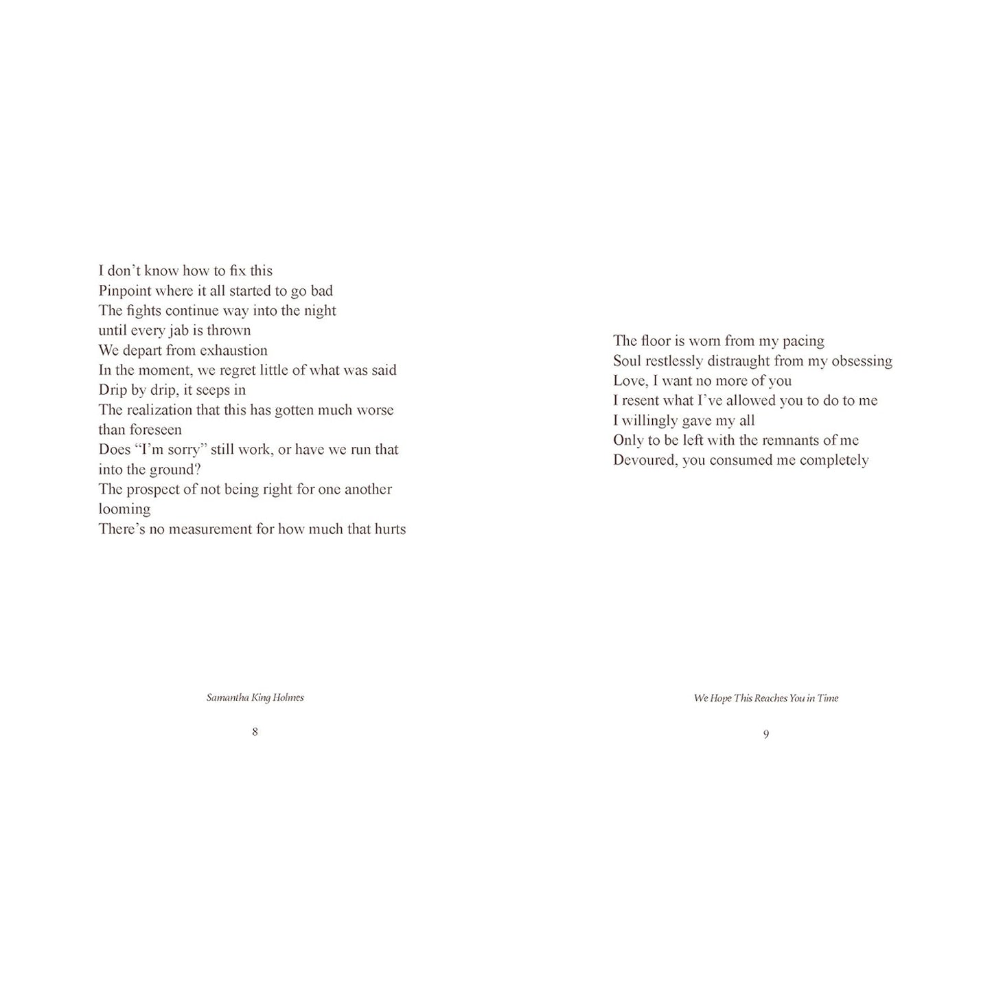 We Hope This Reaches You in Time