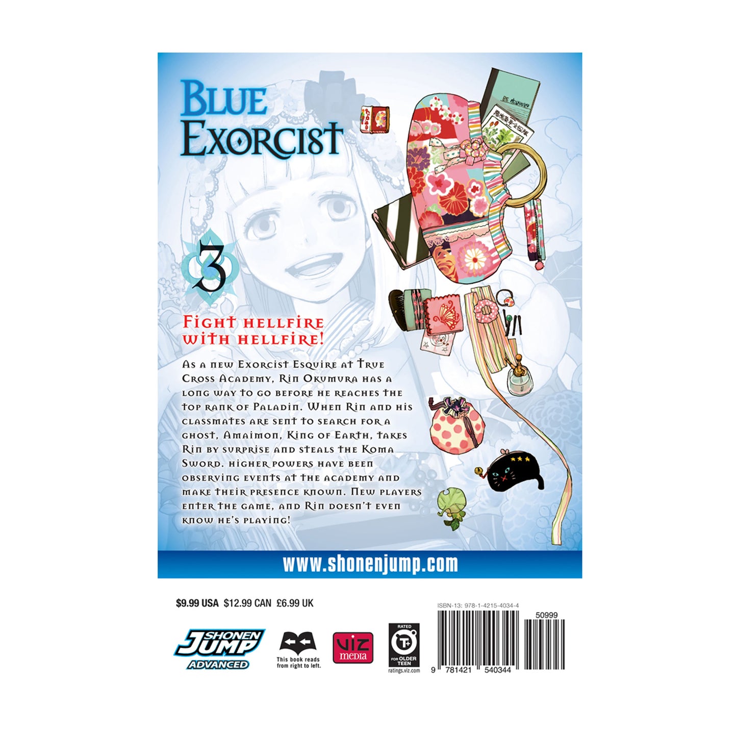 Blue Exorcist, Vol. 3