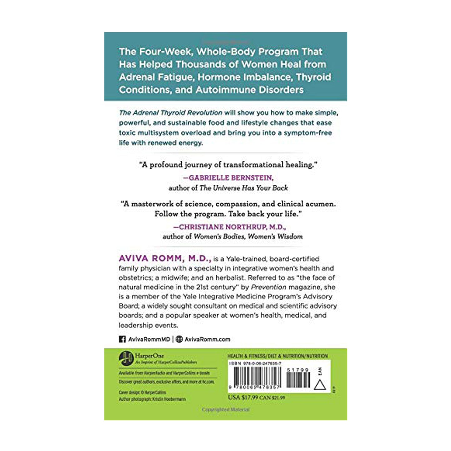 The Adrenal Thyroid Revolution: A Proven 4-Week Program to Rescue Your Metabolism, Hormones, Mind & Mood