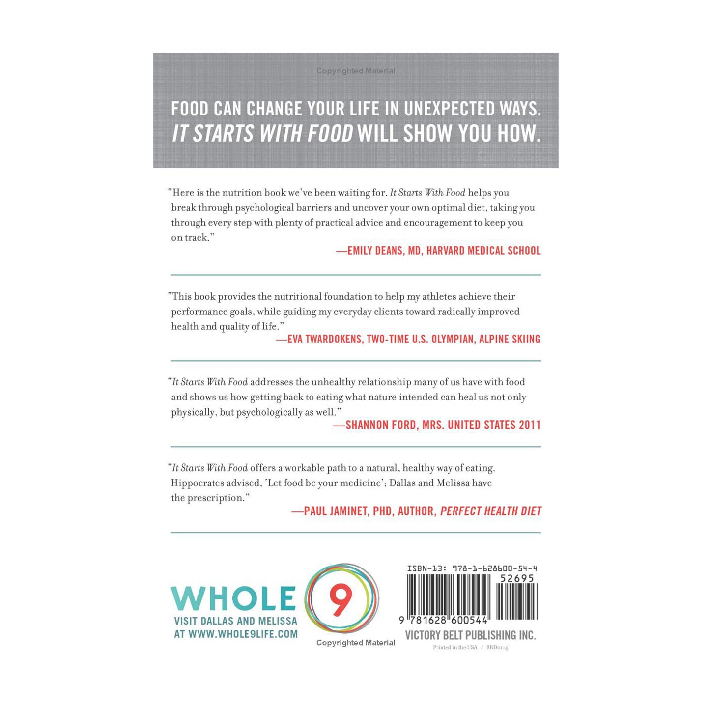 It Starts with Food: Discover the Whole30 and Change Your Life in Unexpected Ways