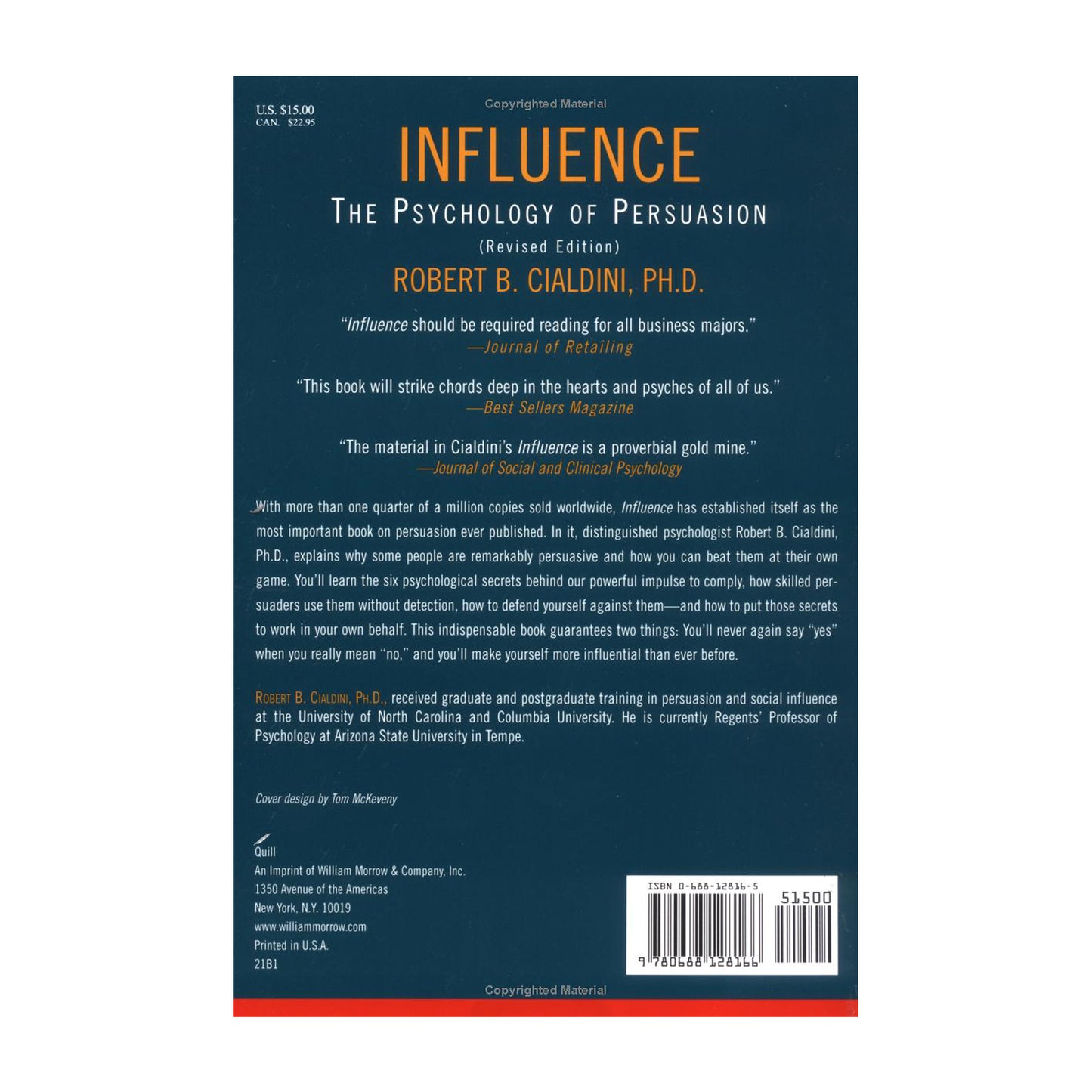 Influence: The Psychology of Persuasion, Revised Edition