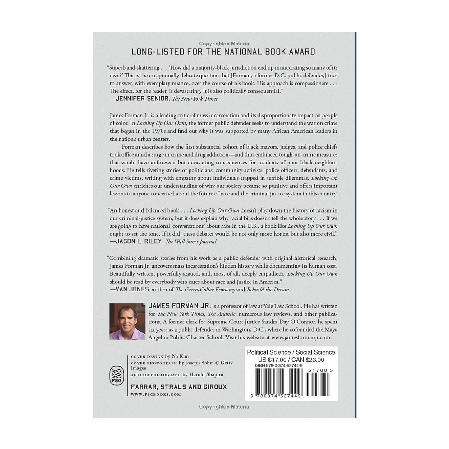 Locking Up Our Own: Crime and Punishment in Black America