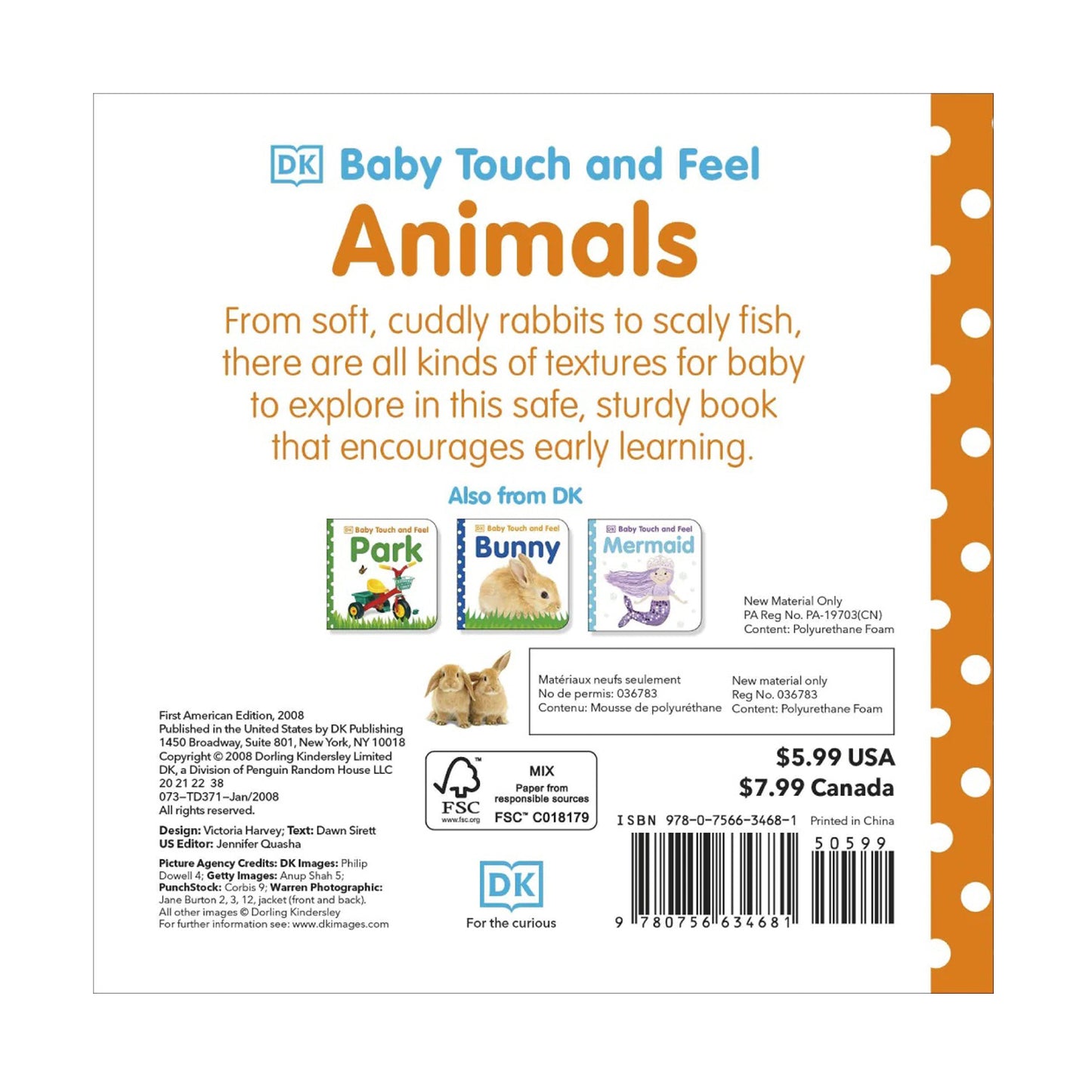 Baby Touch and Feel: Animals