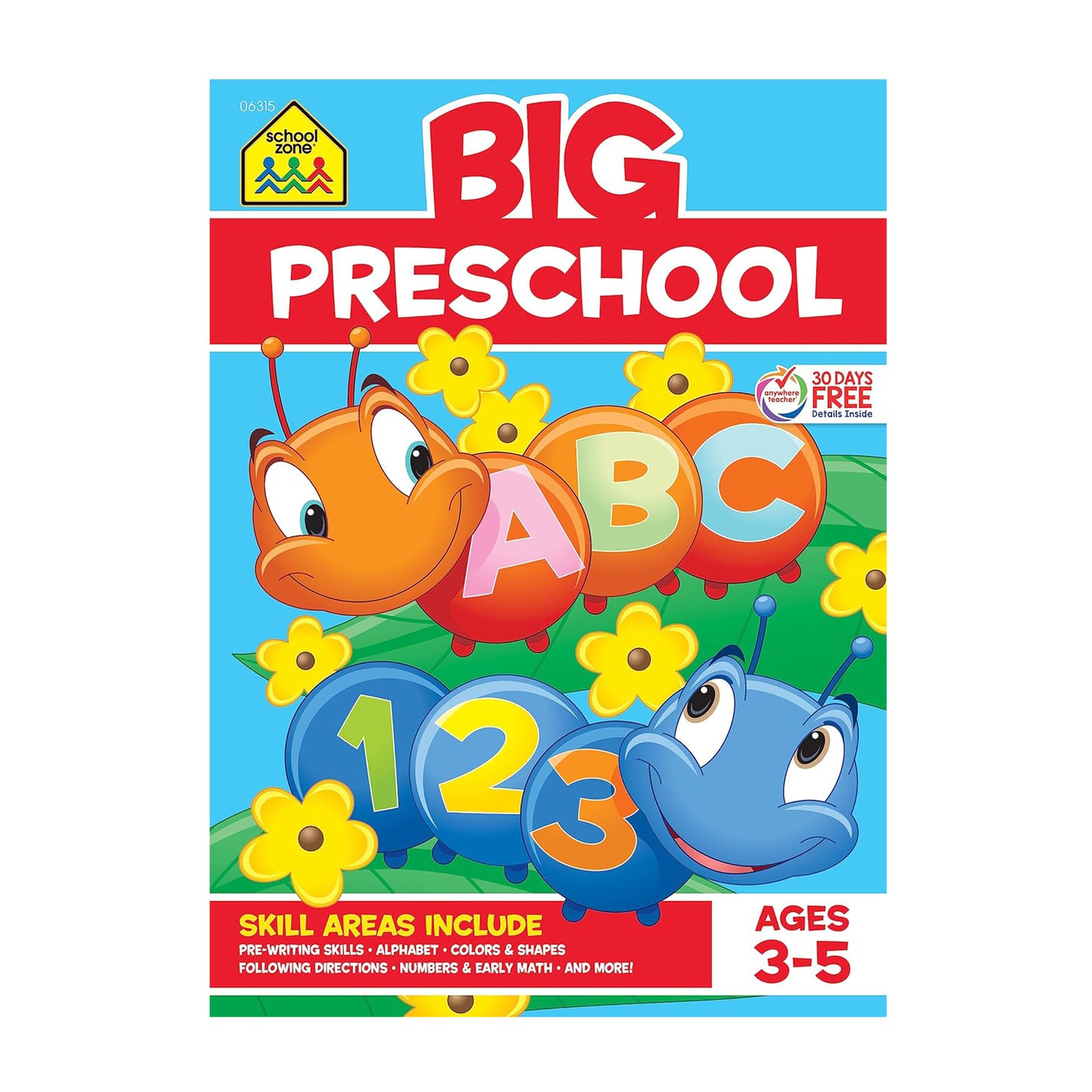 Big Preschool Workbook, Ages 3-5