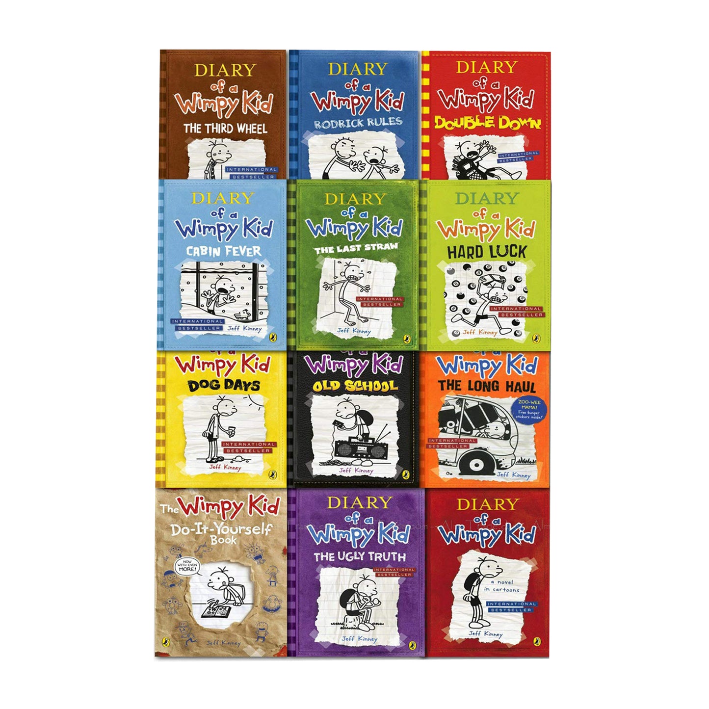 Diary Of A Wimpy Kid Collection 12 Books Set