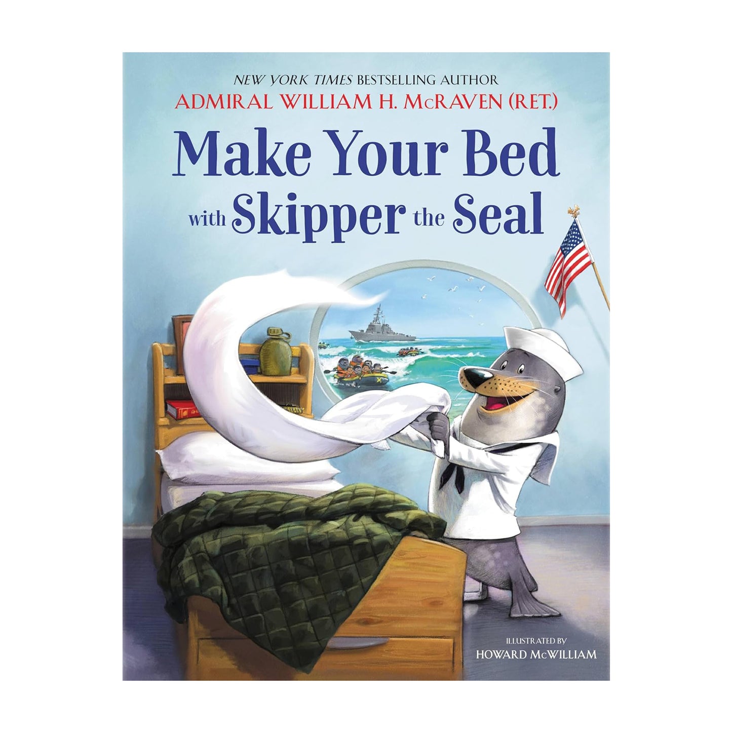 Make Your Bed with Skipper the Seal